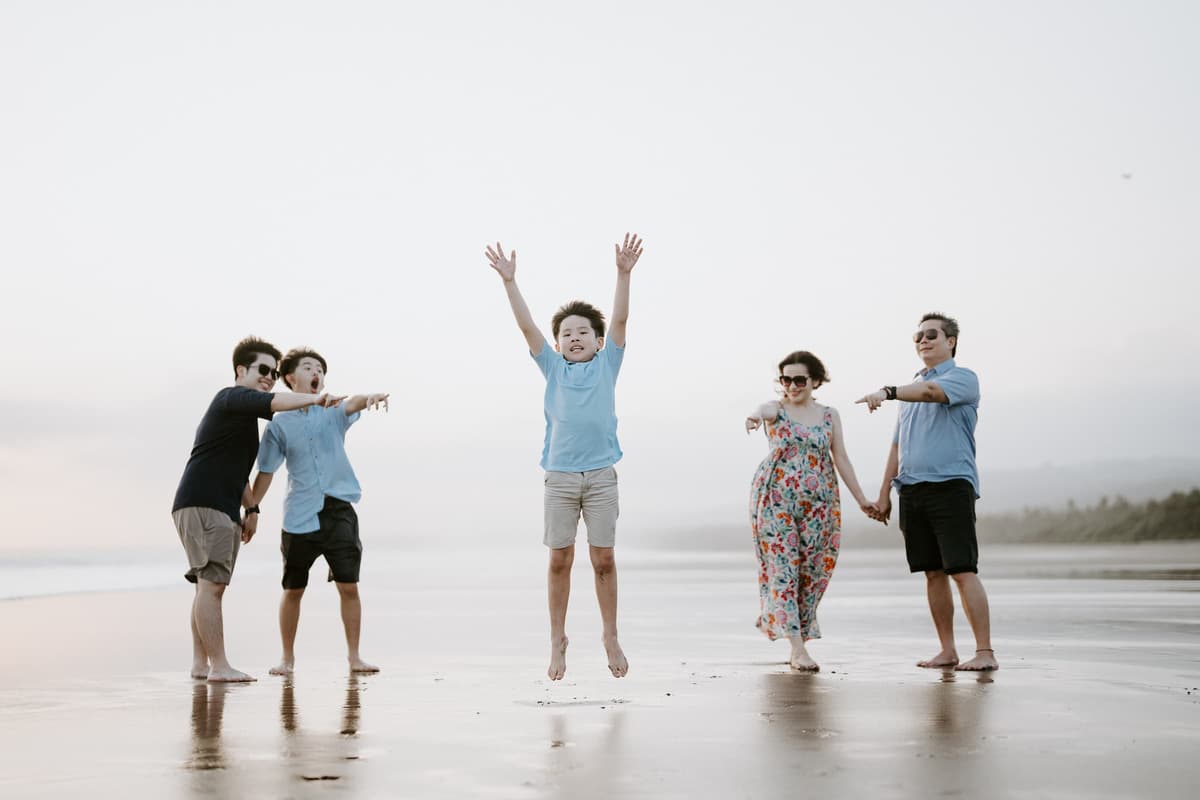 Sunset Laughter at Balian